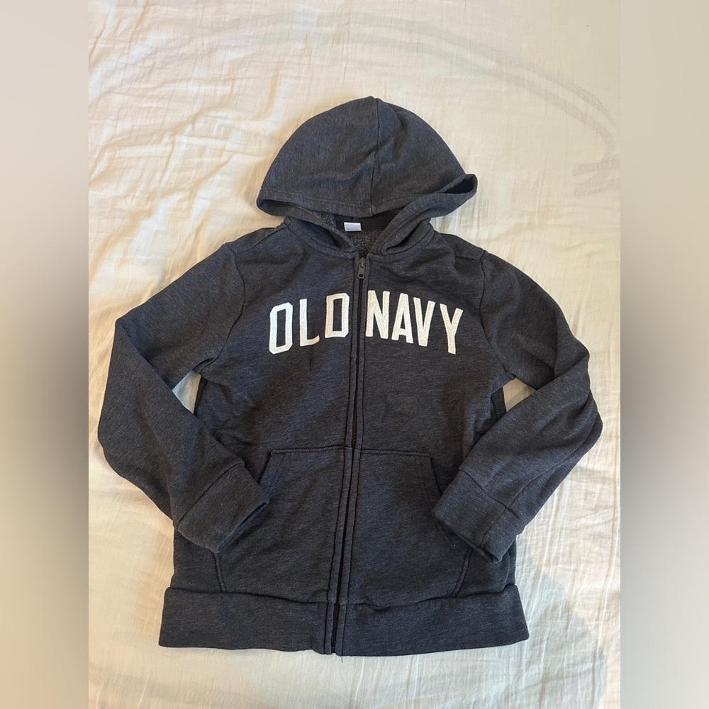Old Navy Kids Gray Hoodie Boys Size 8